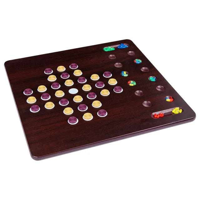 Spin Master Games - 12-in-1 Wooden Game Center