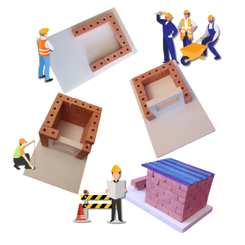 Rolz - Ice Cream Brick Construction Set