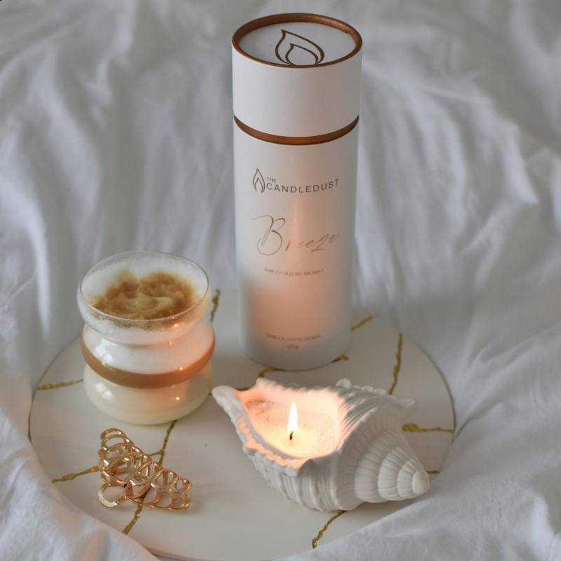 The Candle Dust - 650g Sand Candle | Breeze