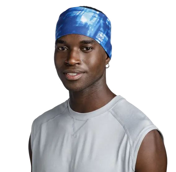BUFF - CoolNet UV Wide Headband | Attel Blue
