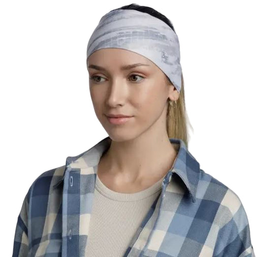 BUFF - CoolNet UV Wide Headband | Frane Grey