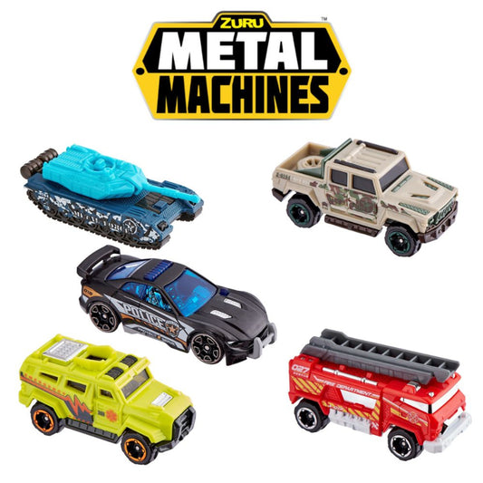 ZURU - Metal Machines | City Force Car Pack (5 Pack)