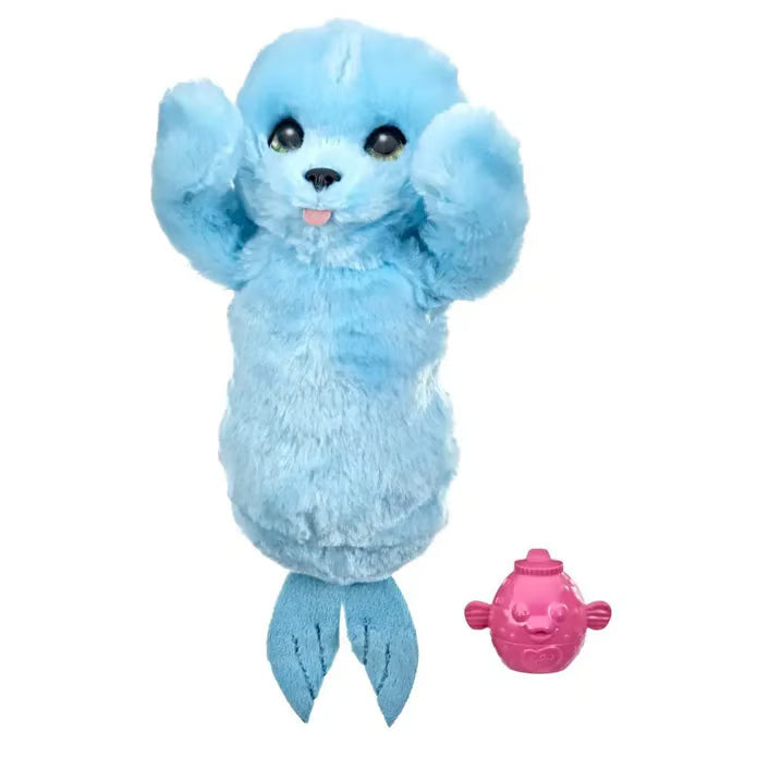 Hasbro - FurReal Snorkel the Baby Seal Plush Interactive Peekaboo