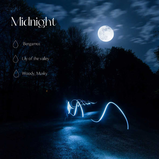 The Candle Dust - 160g Sand Candle | Midnight