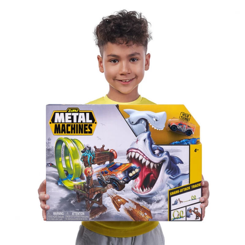 ZURU - Metal Machines | Shark Attack Building Track Set