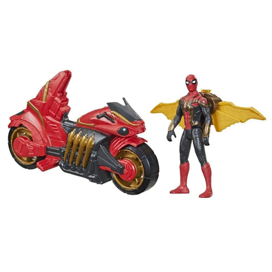 Hasbro - Spider-Man Deluxe Jet Web Cycle with 6-Inch Figure