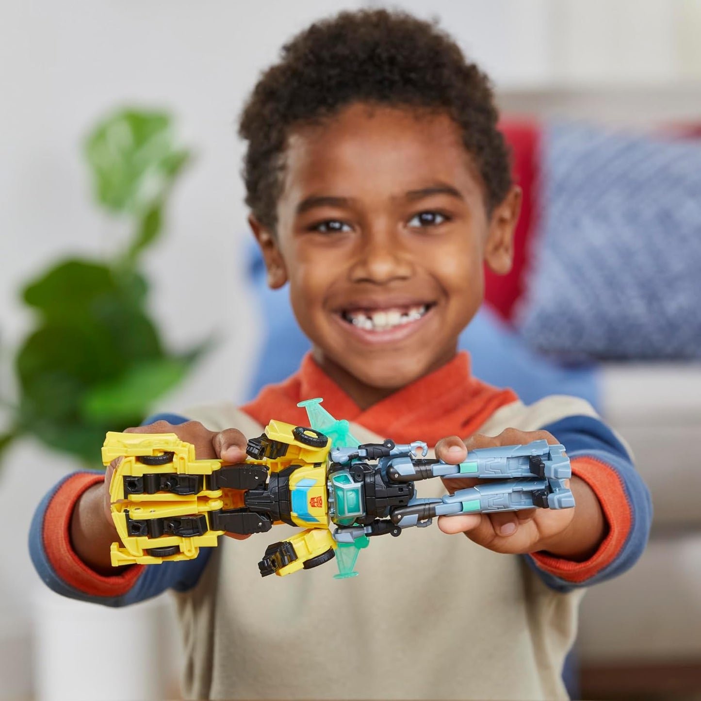 Hasbro - Transformers EarthSpark Cyber-Combiner | Bumblebee and Mo Malto Action Figures