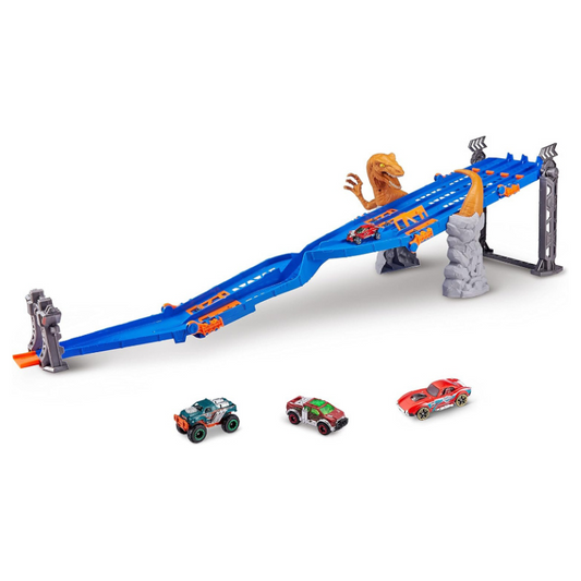 ZURU - Metal Machines | 4-Lane Dino Attack Track Set