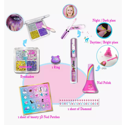 Tokidas - Glow in the Dark Bling Girly Beauty Set