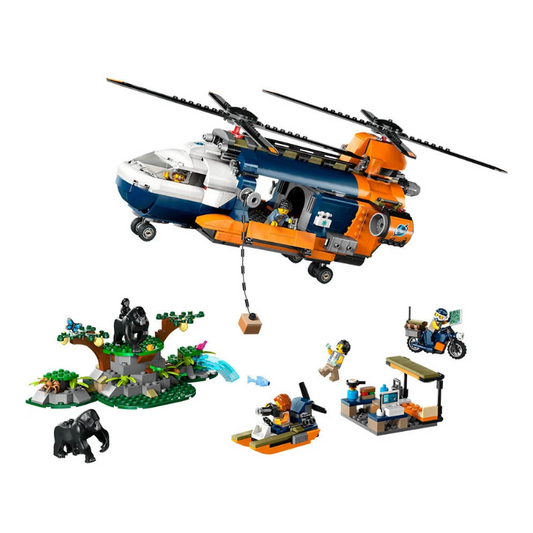 LEGO City - Jungle Explorer Helicopter at Base Camp