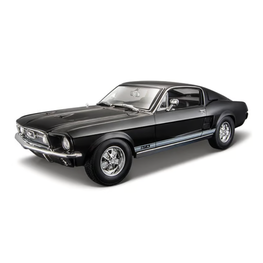 Maisto - 1:18 (1967) Black Ford Mustang GTA Fastback