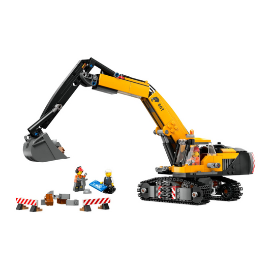 LEGO City - Yellow Construction Excavator