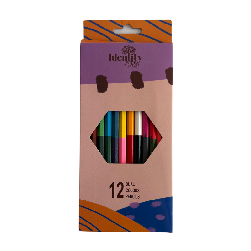 Identity - 12 Dual Colored Pencils