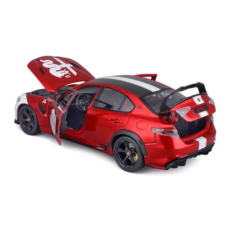 Bburago - Alfa Romeo Giulia GTAm #99 | Metallic Red