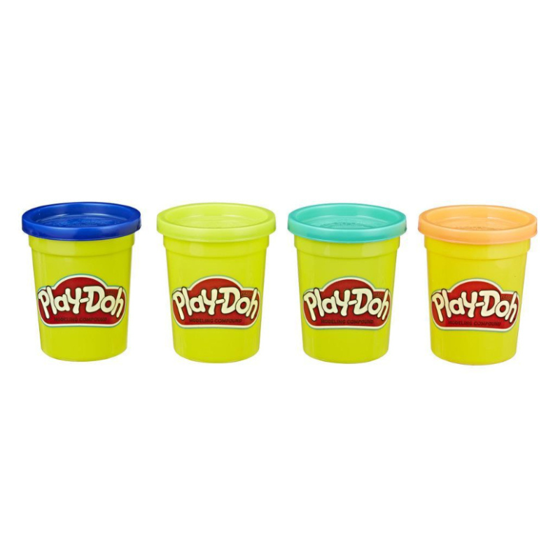 Hasbro - Play-Doh | Wild Color Set (4 Pack)