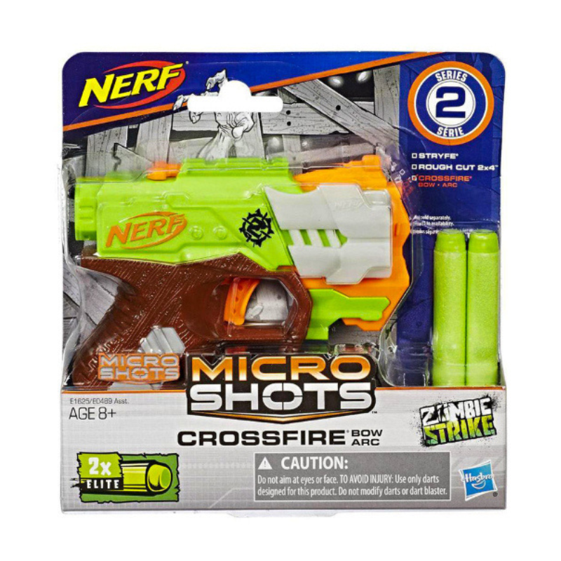 Hasbro - Nerf MicroShots Zombie Strike | Crossfire Blaster