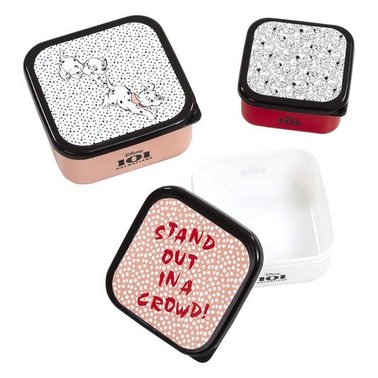 Funko - Plastic Set: 101 Dalmatians Storage (3 Sizes)