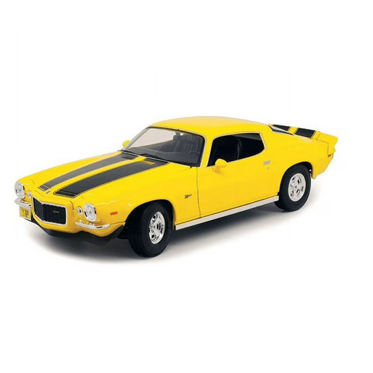 Maisto - 1:18 (1971) Yellow Chevrolet Camaro Die-Cast Model Car