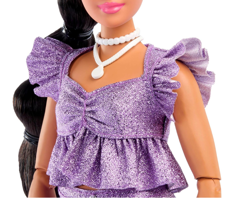 Barbie - Barbiecore Deluxe Fashionistas | Curvy Metallic Purple Outfit