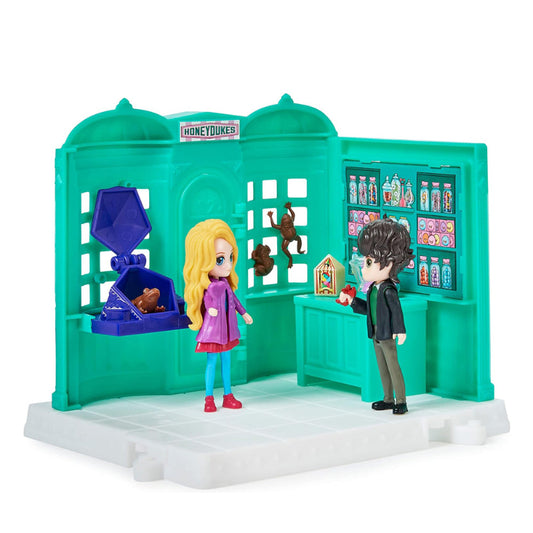 Spin Master - Harry Potter Wizarding World | Magical Mini Honeyduke's Playset with Neville and Luna Figures