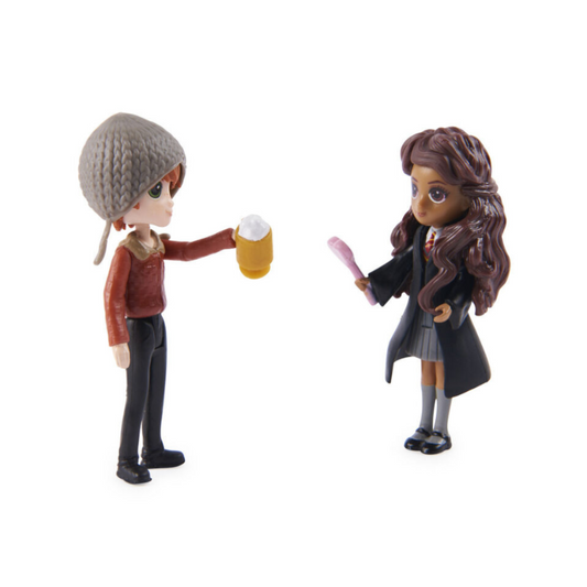 Spin Master - Harry Potter Wizarding World | Magical Mini Friends Ron Weasley and Parvati Patil Figure Set