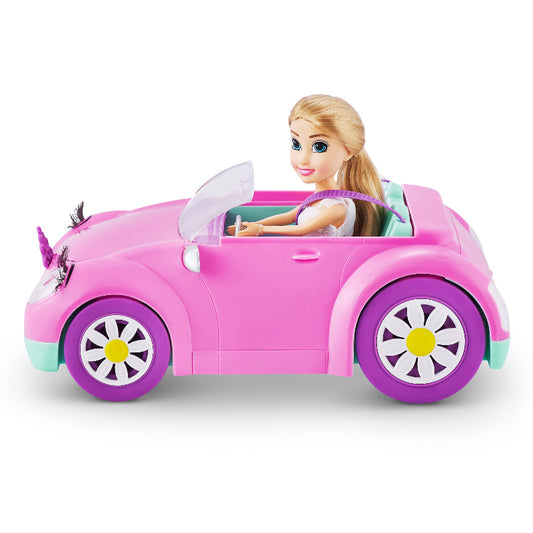 ZURU - Sparkle Girlz | Fashion Doll with Pink Convertible