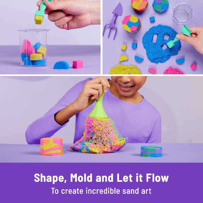 Spin Master - Kinetic Sand | Squish 'n Create Playset