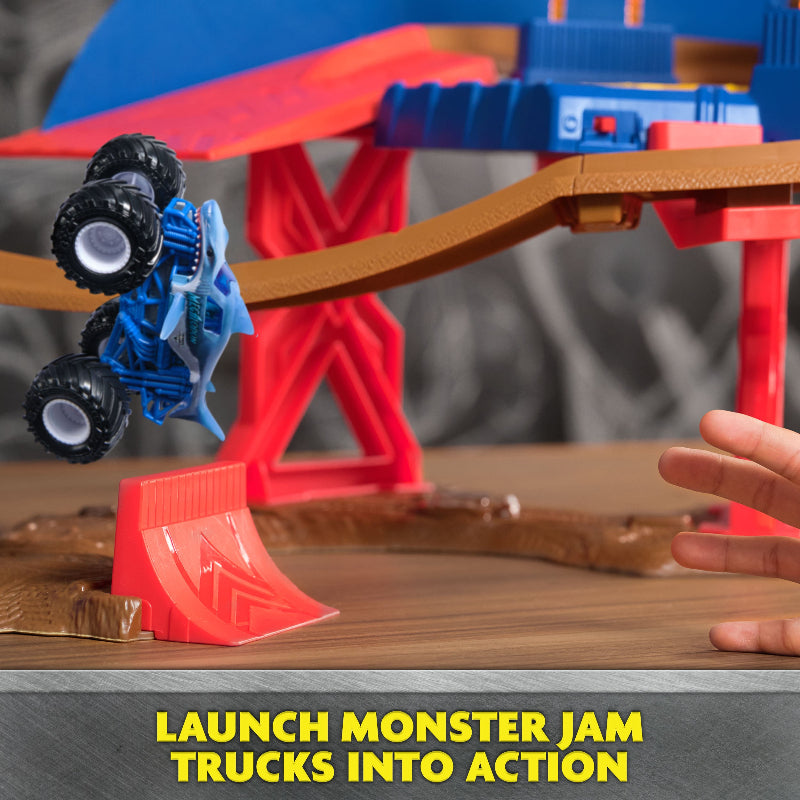 Spin Master - Monster Jam | 1:64 Supercharge Speedway Playset