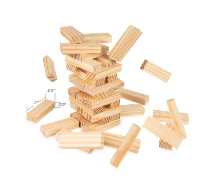 Spin Master Games - Jumbling Towers Wood in Shoe Box
