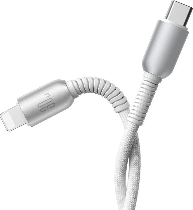 JOYROOM S-A51 Cutting-edge Series 30W Fast Charging Data Cable (Type-C to Lightning) 1. 2m-light Gray