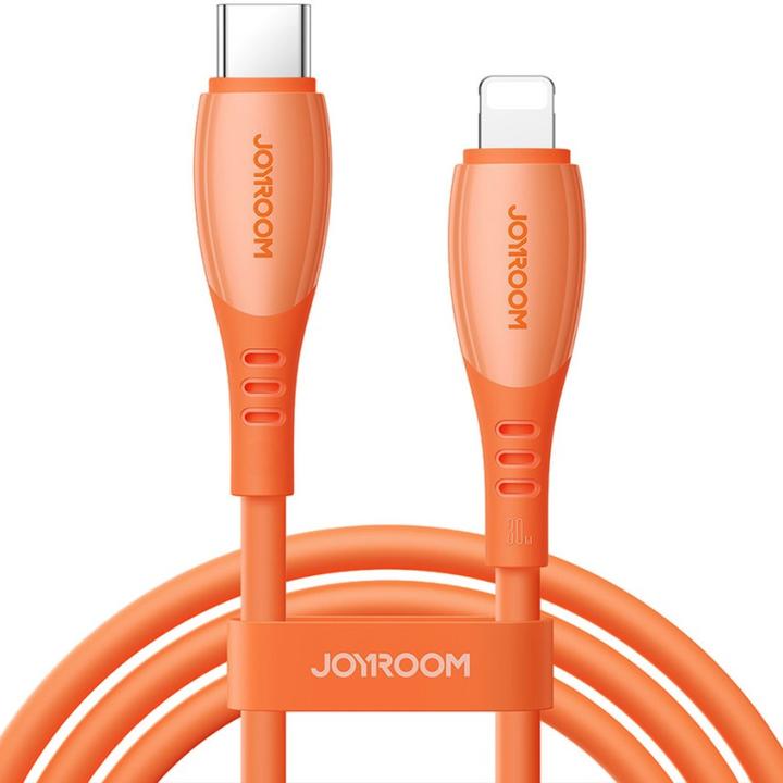 JOYROOM S-A59 Vibrant Series 30W Fast Charging Data Cable (Type-C to Lightning) 1. 2m - Orange