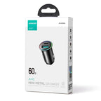 JOYROOM JR-CCN04 A + C 60W A + C Mini Metal Car Charger