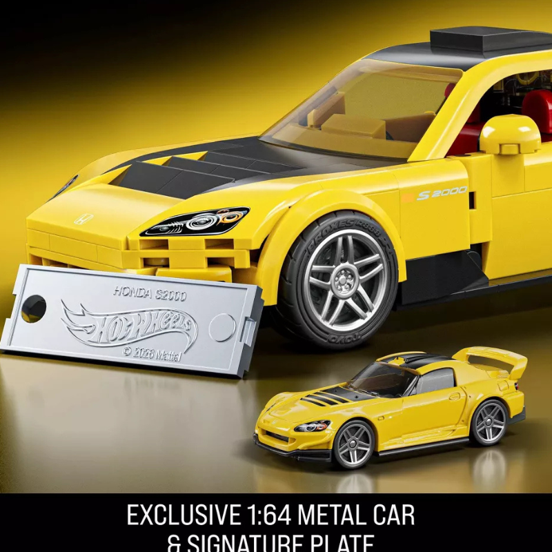 Brick Shop Hot Wheels - Speed Series: Building Set Custom '07 Honda S2000