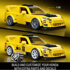 Brick Shop Hot Wheels - Speed Series: Building Set Custom '07 Honda S2000