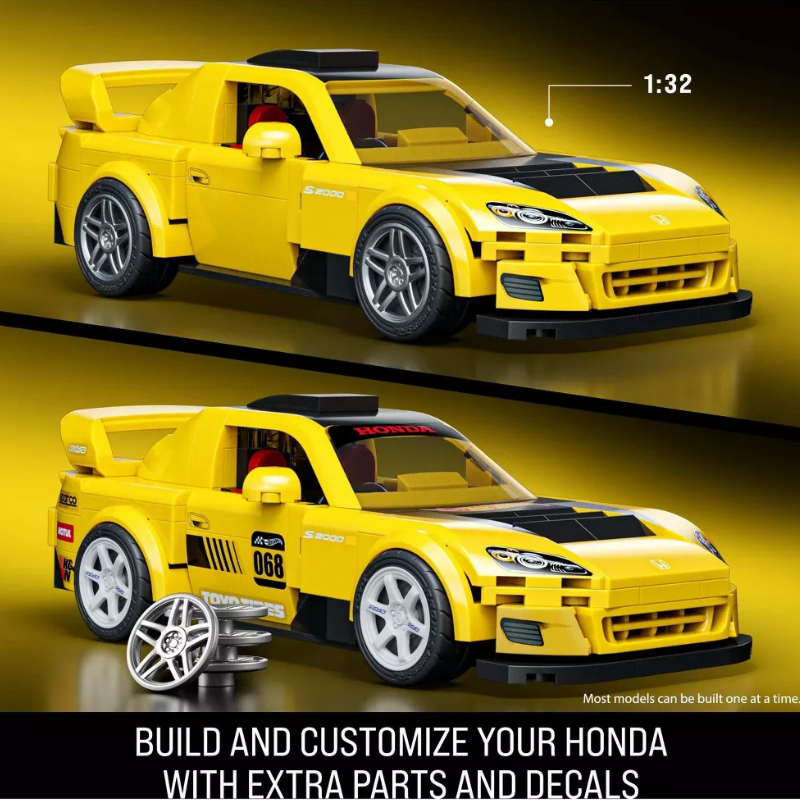 Brick Shop Hot Wheels - Speed Series: Building Set Custom '07 Honda S2000