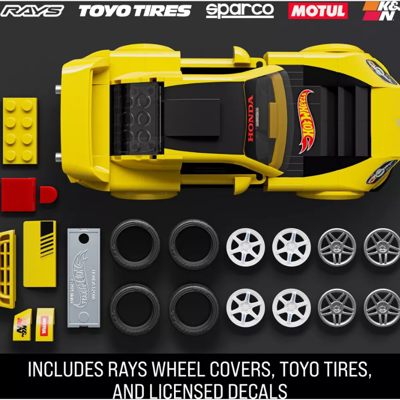 Brick Shop Hot Wheels - Speed Series: Building Set Custom '07 Honda S2000