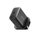 JOYROOM JR-TCG13 GaN 45W USB-C Super Fast Charger - Black (EU) + A14 C to C 60W 1. 2m - Black