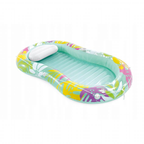 Intex Tropical Kids Inflatable Pool Mattress-Blue