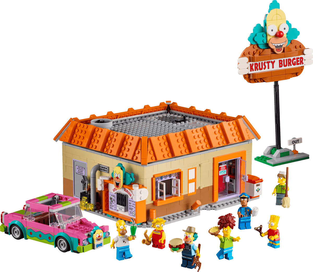 The Simpsons: Krusty Burger- 1635 Pcs (Rare Edition)