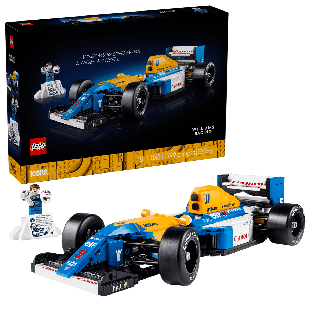 Williams Racing FW14B & Nigel Mansell- 799 Pcs