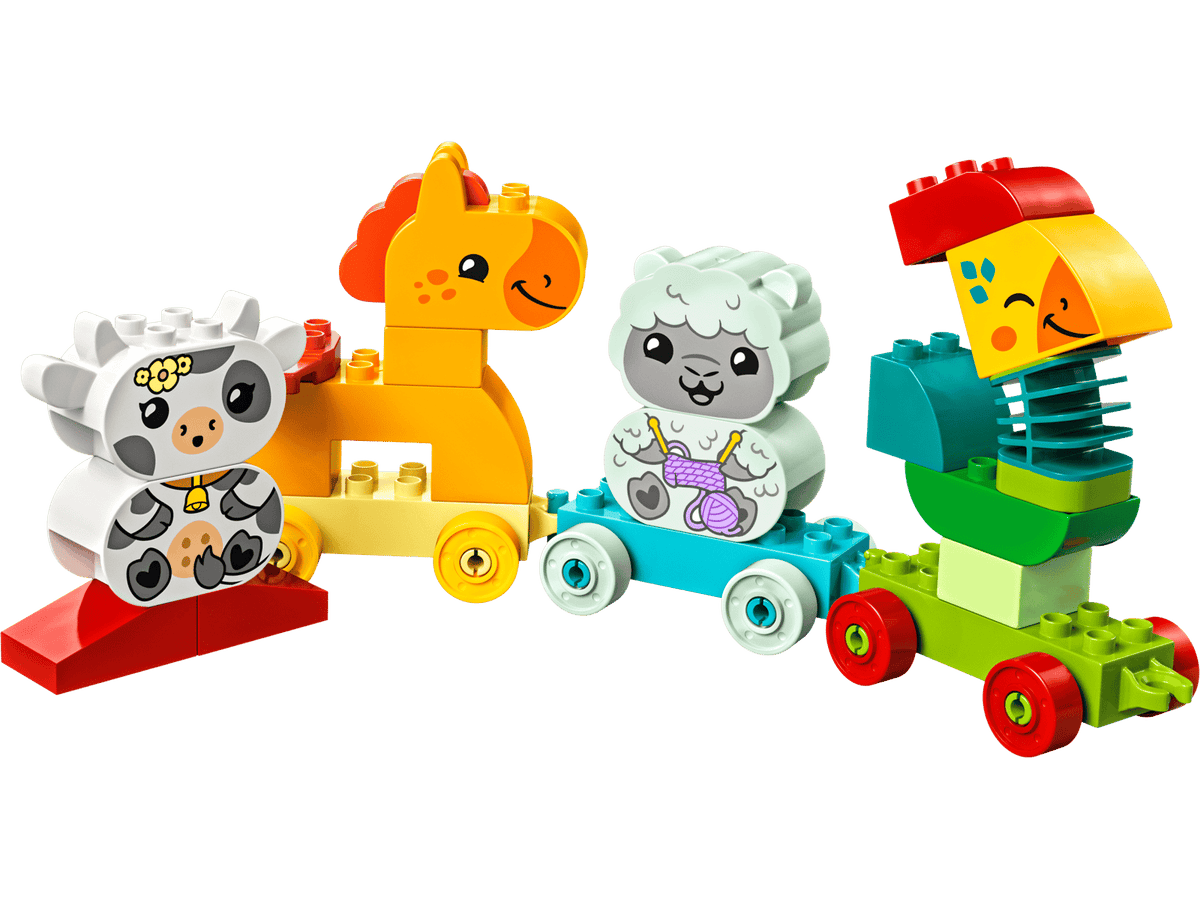 Animal Train- 19 Pcs