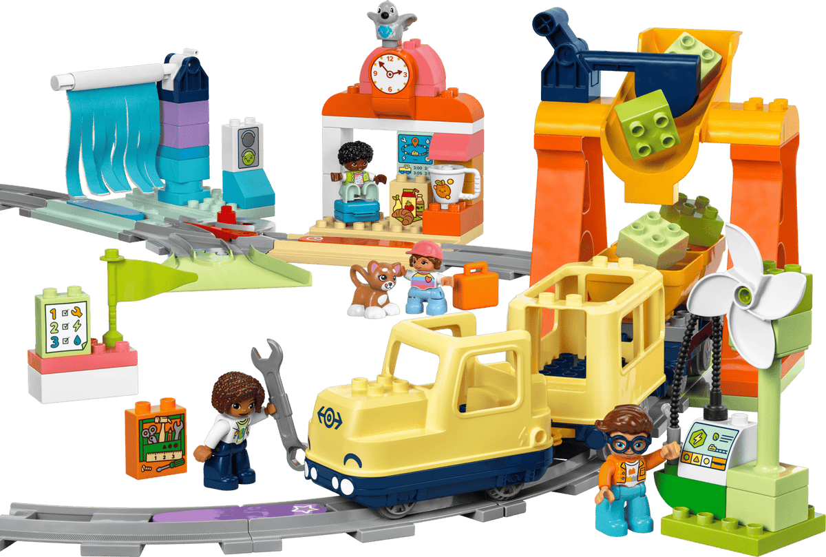 Big Interactive Community Train- 103 Pcs