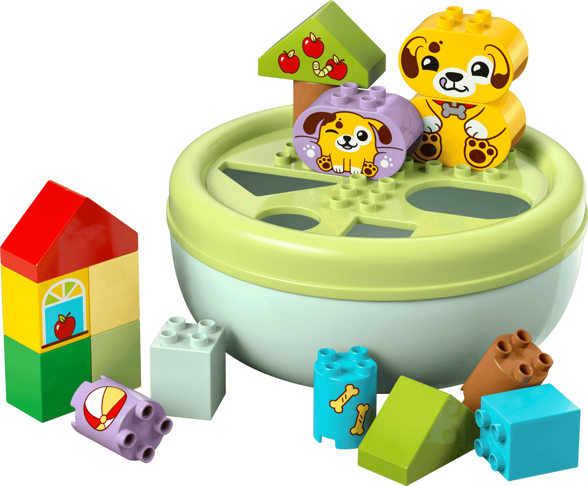 Shape Sorter: Puppy House- 17 Pcs