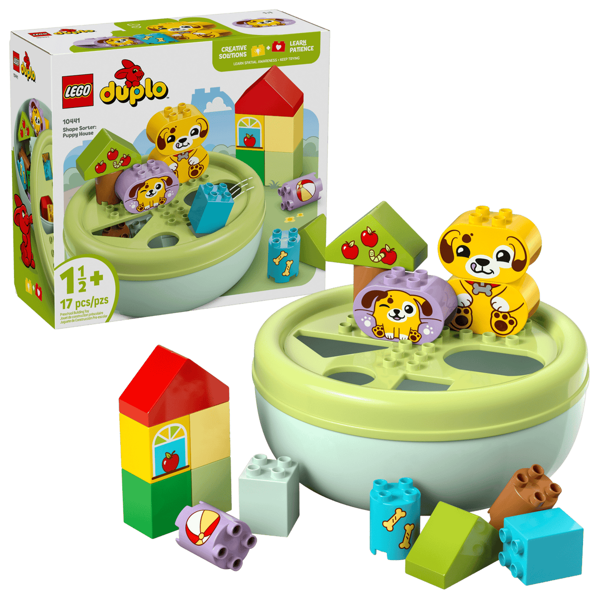 Shape Sorter: Puppy House- 17 Pcs