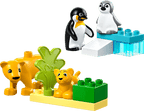 Wild Animal Families: Penguins & Lions- 10 Pcs
