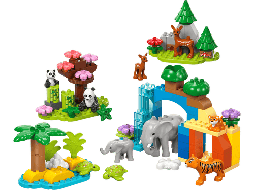 3in1 Wild Animal Families- 92 Pcs