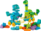 3 in 1 Dinosaurs on Wheels- 108 Pcs