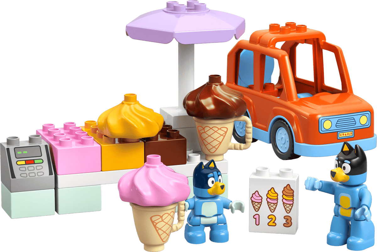 Bluey Ice Cream Trip with Bluey- 22 Pcs