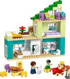 3 in 1 Modern Family House with Figures- 166 Pcs