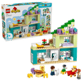 3 in 1 Modern Family House with Figures- 166 Pcs